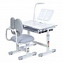 Student desk M 6136-11 with book stand and lamp