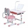 Student desk M 6136-8 with book stand and lamp