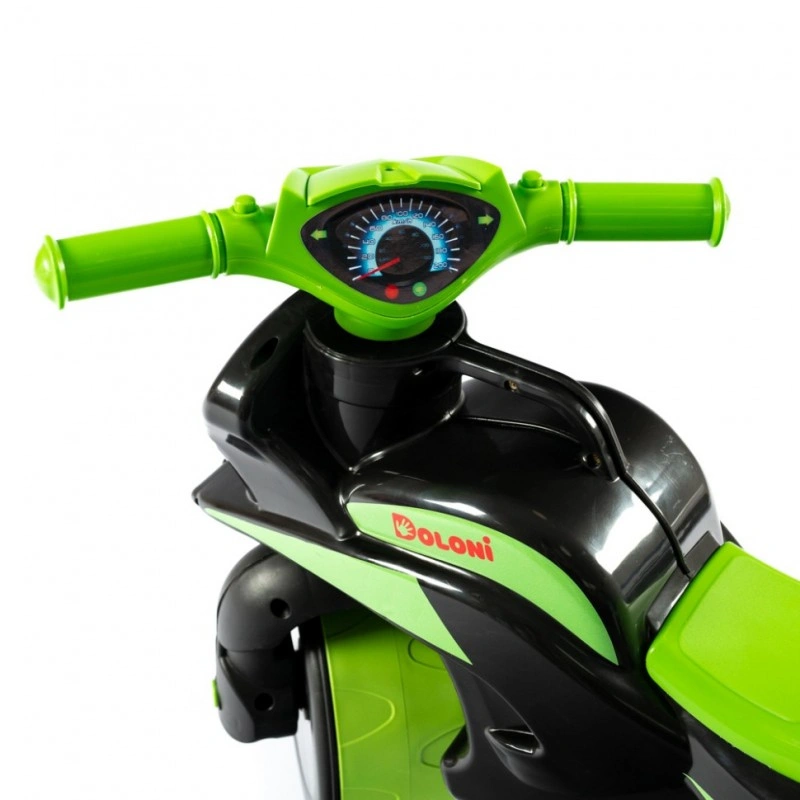 Мотобайк біговел Doloni Toys 0138/590 Чорно-Зелений