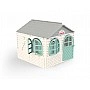Playhouse with curtains Doloni Toys 02550/5 White and Turquoise