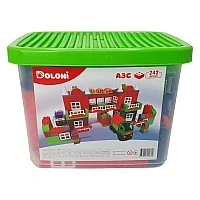 Gas Station Construction Set 013888/07 in a plastic box, 242 pieces