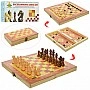 Board game Chess 1680 with checkers and backgammon Classic style