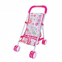 Дитяча лялькова коляска 935B-6 з візором, 27×38×44 см