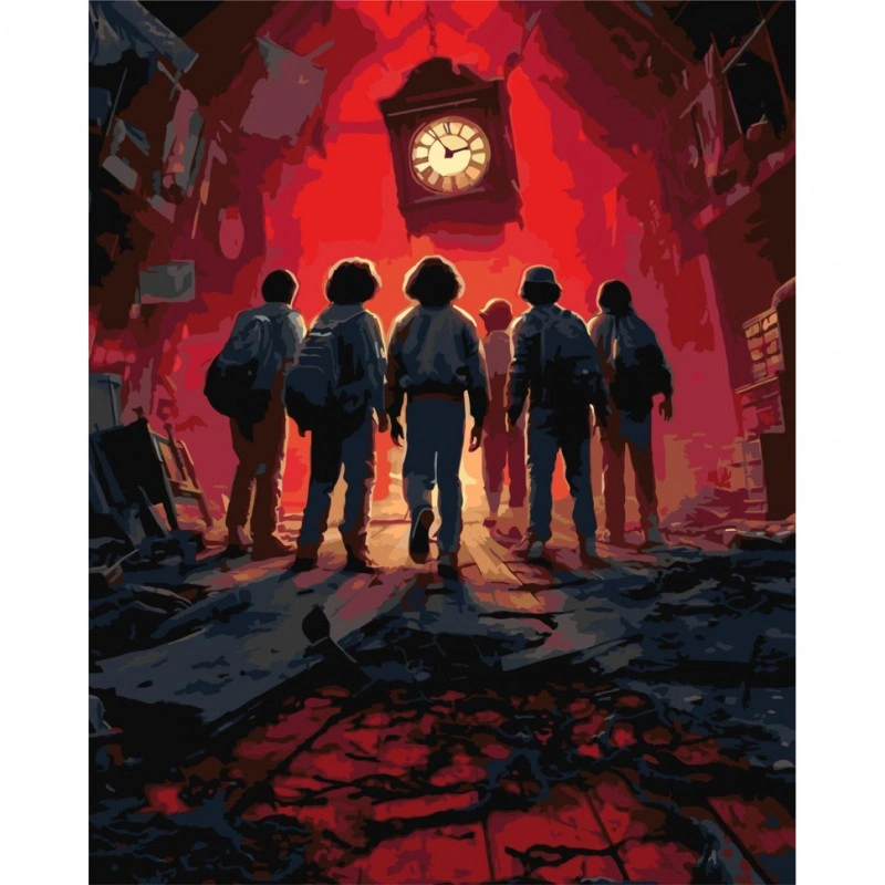 Картина за номерами «Stranger Things» LW194-01, 40x50 см