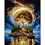 Painting by numbers "Island of Silence" LW3014-01 with metallic paints 40x50 cm