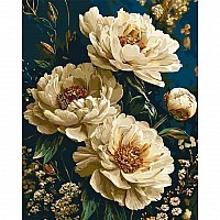 Painting by numbers "Velvet Peonies" LW3064-01, 40x50 cm