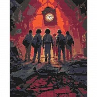 Diamond mosaic "Stranger Things" OD194-01, 40x50 cm