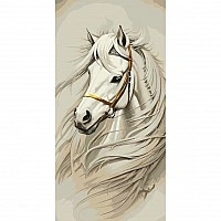 Paint by numbers "Wind of Freedom" 11555-AC, 40x80 cm, with metallic paints