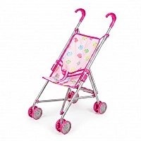 Коляска для ляльок Кольорові кити 9302 W-23 тростинка