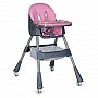 Стульчик для кормления M 5722 Lilac до 20 кг, складной, 5-ти точечный, экокожа