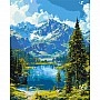 Painting by numbers "Mountain Peace" LW30990, 40x50 cm
