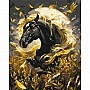 Painting by numbers "Black Horse" LW31200 with metallic paints 40x50 cm