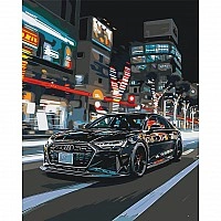 Картина по номерам "Черная ауди" LW3402, 40х50 см