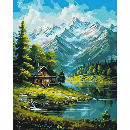 Картина по номерам "Горный пейзаж" LW3437, 40х50 см