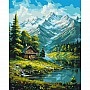 Painting by numbers "Mountain Landscape" LW3437, 40x50 cm