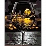 Painting by numbers "Glass of Inspiration" LW3500 with metallic colors 40x50 cm