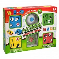 Board game Smileys HT-573, 4 colors of dice, cards, bell
