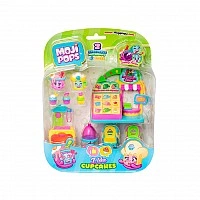 Moji Pops Cupcake Cafe Playset PMPSB216IN50, 2 Figures, Accessories