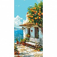 Painting by numbers "Italian Landscape" LW5115, 40x80 cm