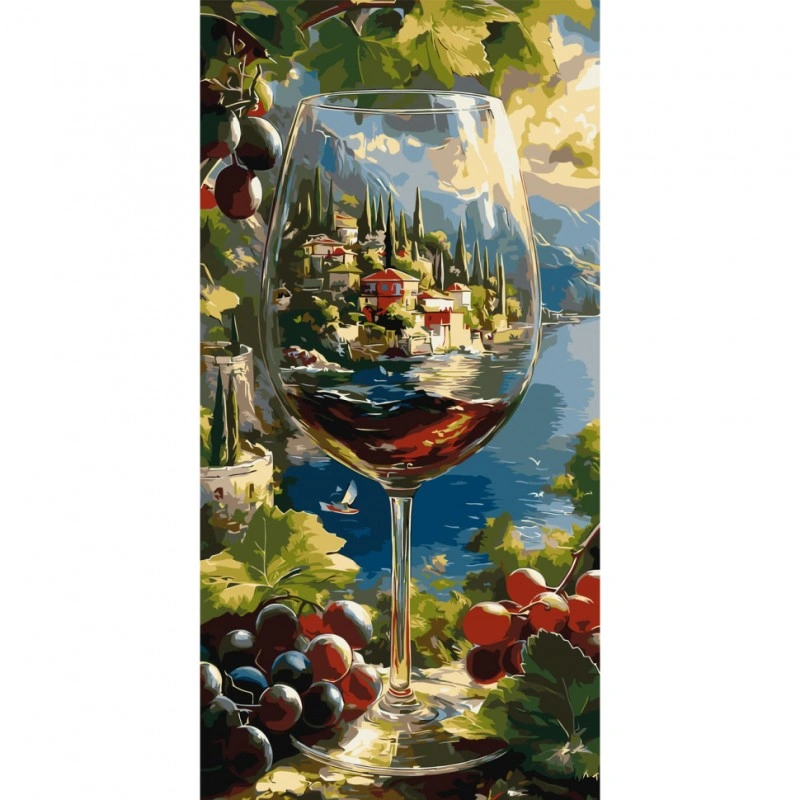 Малювання за номерами «Italian Vibe» LW5186, 40x80 см