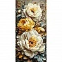 Painting by numbers "Empire of Flowers" LW5192 with metallic paints 40x80 cm