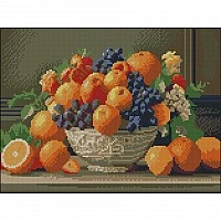 Алмазна мозаїка «Фруктова чаша» FZ3040-28, 30x30 см