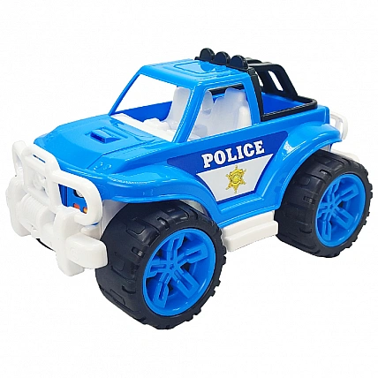 Toy Jeep Police 3558TXK Open Body Blue