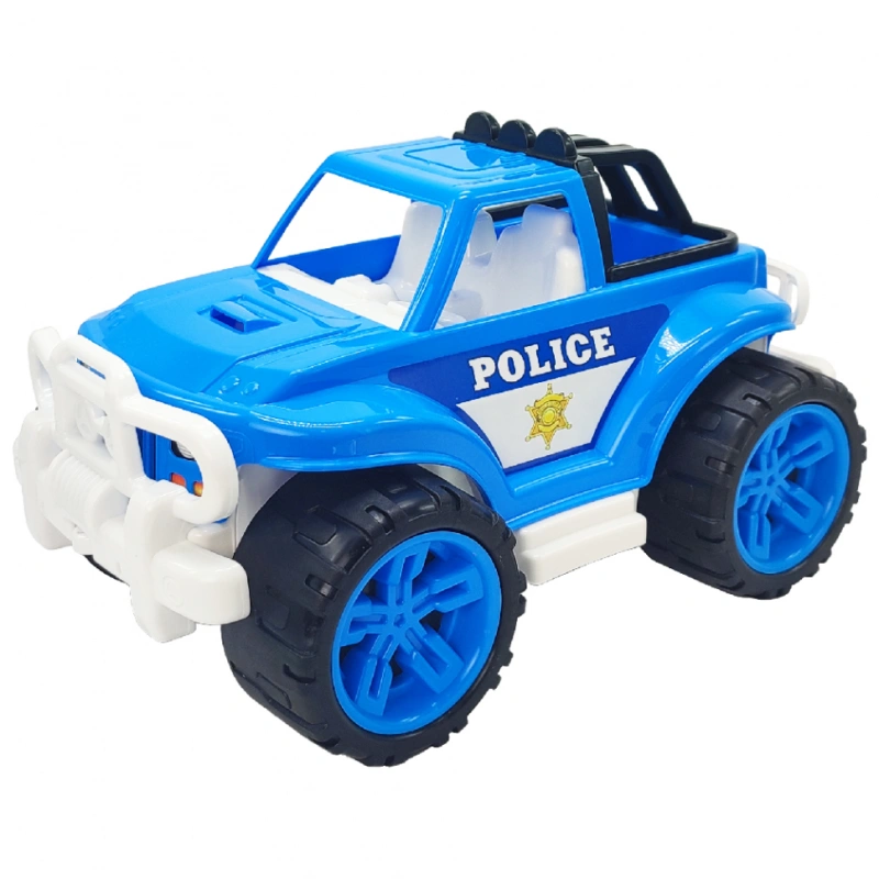 Toy Jeep Police 3558TXK Open Body Blue