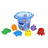 Toy "Set for playing with sand and water" TechnoK 7945TXK with animal figures