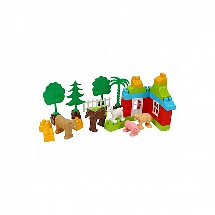 Children's construction set "Farm" 0341TXK, 45 elements