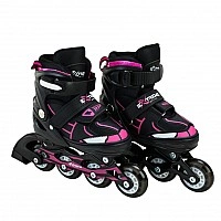 Roller skates RL25427 size S (30-33), PU wheels, with light
