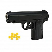 Детский игровой Пистолет C27A металл/пластик, стреляет пульками 6 мм