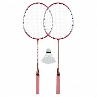 Set for playing Badminton BD23556(Pink) 2 rackets, shuttlecock, case