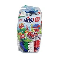 Children's construction set with large parts "NIK-1" 71863, 88 parts