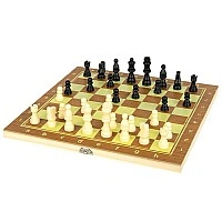 Board game "Chess, checkers and backgammon 3 in 1" 624A with a board 40x40 cm