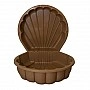 Children's Sandbox-Pool "Shell" 01236/01eco brown, with lid