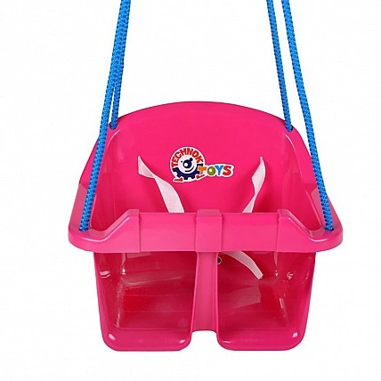 Дитячі гойдалки "Baby" TechnoK 3015TXK до 20 кг Рожевий