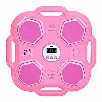 Настенный боксерский тренажер-мишень MS 4651(Pink) 2 боксерские перчатки