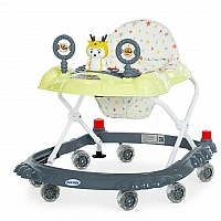 M 3168-1 (Gray) Baby Walker with Music and Light Effects, with Brake