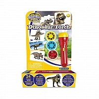 Brainstorm "Dinosaur World" Projector Flashlight E2029, 3 Discs, 24 Pictures