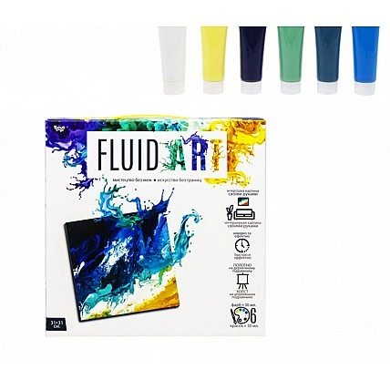 Набір творчої творчості "Fluid ART" FA-01-01-2-3-4-5, 5 видів FA-01-02
