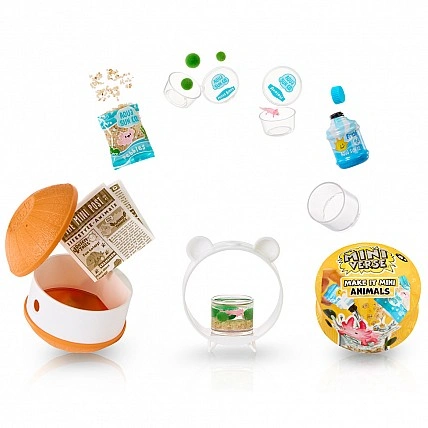 MGA's Miniverse 595700 Animals Build-A-World Playset