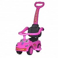 M 5763L-8 pink children's tolocar M 5763L-8, with parental handle