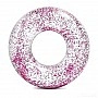 Children's inflatable ring 56274, 107 x 27 cm, up to 100 kg Pink