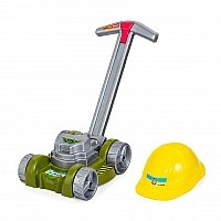 Helmet Lawn Mower Children's Play Set 5502BMS(Khaki) Realistic Sound