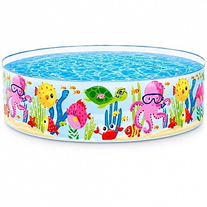 Inflatable pool "Underwater World" 56452NP-2, size 183x38 cm, 800 l