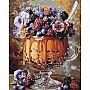 Paint by Numbers "Floral Berry Dessert" LW3003-01, 40x50 cm