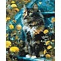 Paint-by-numbers kit "Seal Among Dandelions" LW3009-01, 40 x 50 cm