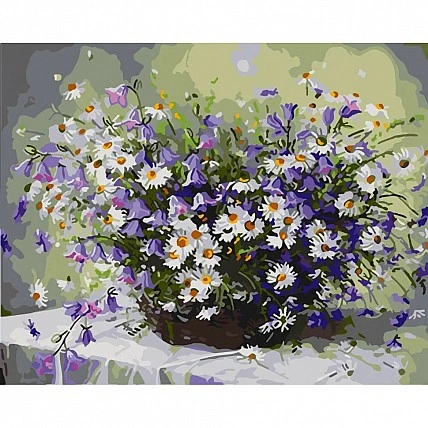Картина за номерами «Букет ромашок» LW31500, 40x50 см