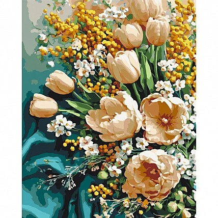 Малюнок за номерами «Весняні тюльпани» LW3178-01, 40x50 см